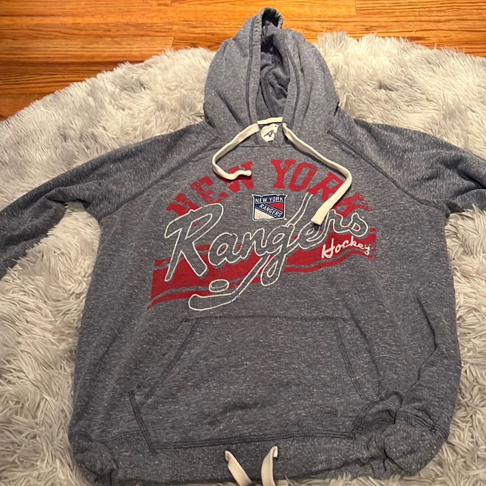 NY Rangers blue sweatshirt